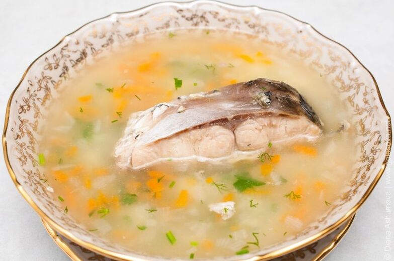6 petal dietary fish soup
