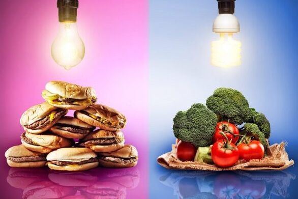 Choosing a diet food to lose weight