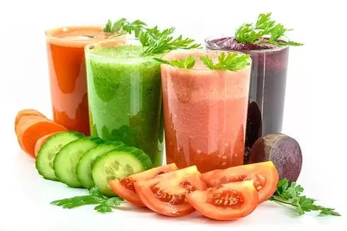 vegetable juice for a drinking diet